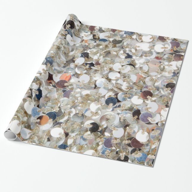 Cadeau Papier à envelopper glamor à Parties scintillant d (Déroulé)