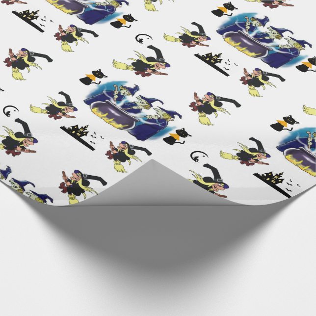 Cadeau Papier à envelopper Halloween (Coin)