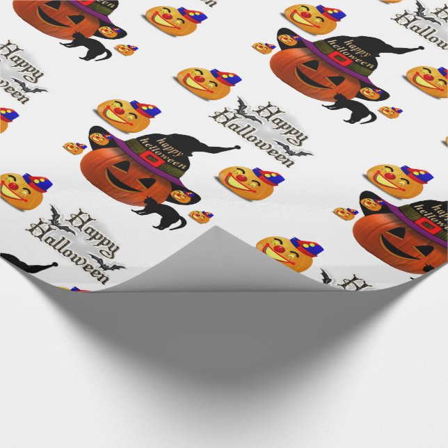 Cadeau Papier à envelopper Halloween (Coin)