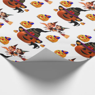 Cadeau Papier à envelopper Halloween