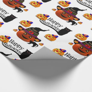 Cadeau Papier à envelopper Halloween