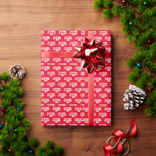 Cadeau Papier à envelopper Je préférerais jouer au golf