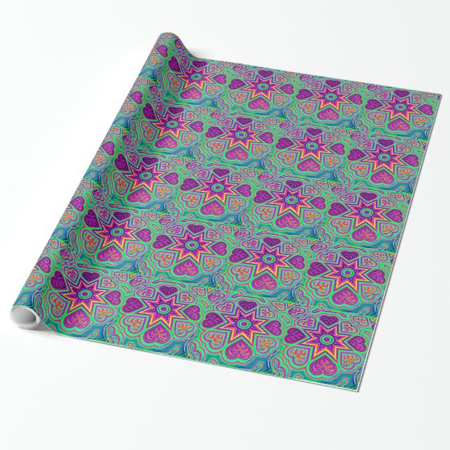 Cadeau Papier à envelopper "Le pouvoir de l'amour" (Déroulé)