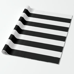 Cadeau Papier à envelopper noir et blanc extra-large