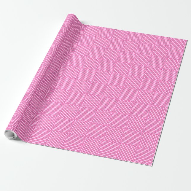 Cadeau Papier à envelopper, Pandy Pink Pasket Weight (Déroulé)