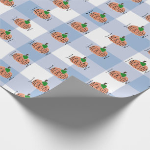 Cadeau Papier à envelopper pour bébé petit Citrouille dou