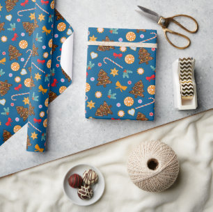 Cadeau Papier à envelopper pour la nouvelle année.