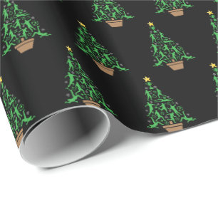 Cadeau Papier à envelopper pour sapin de Noël pour hommes