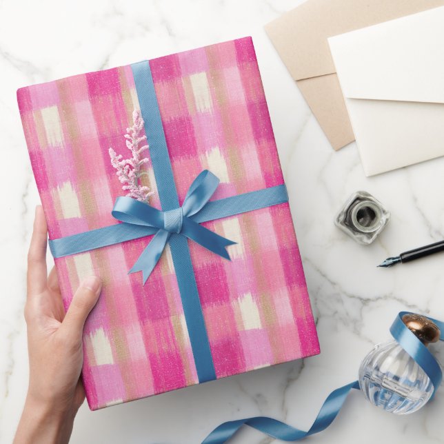 Cadeau Papier à envelopper Pretty Peint Rose (Cadeaux)
