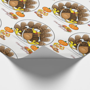 Cadeau Papier à envelopper Thanksgiving