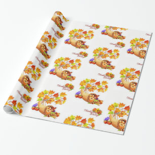 Cadeau Papier à envelopper Thanksgiving