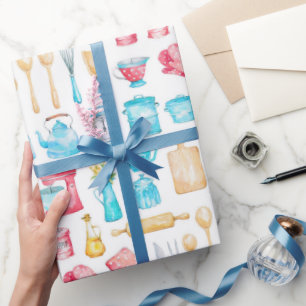 Cadeau Papier à envelopper - Ustensiles de cuisine