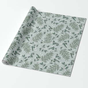 Cadeau Papier à feuillage persistant à enveloppement