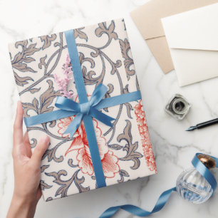 Cadeau Papier à motif chinois floral