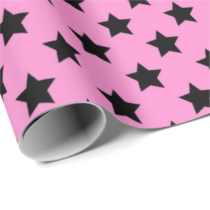 Cadeau Papier à motif d'étoile pour baby shower de petite