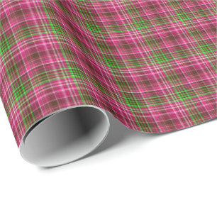 Cadeau PAPIER À PAPIER Pink-Neon-Brown-Coll-PLAID-01-GIFT