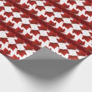 Cadeau Papier à souvenir du drapeau du Canada