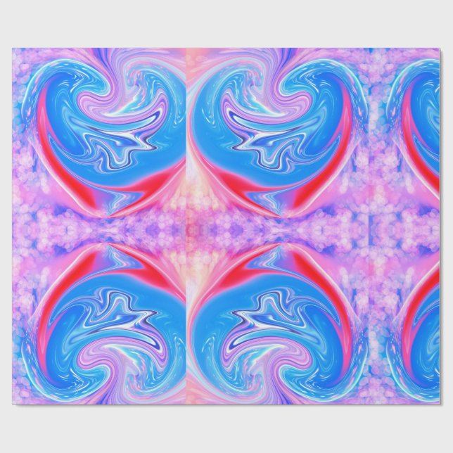 Cadeau Papier Abstrait Motif unique (Plat)