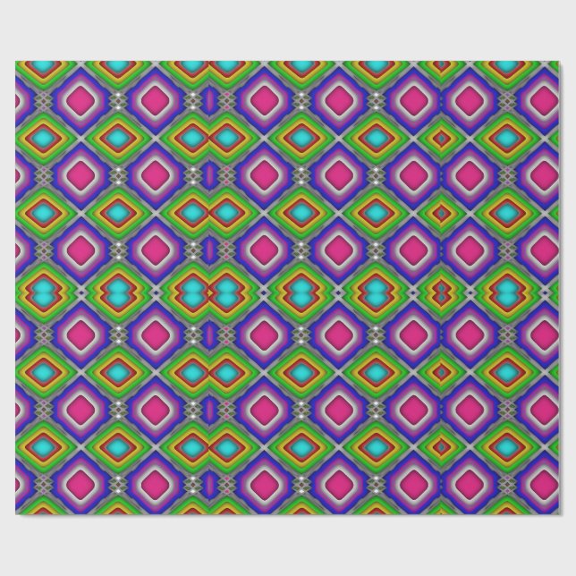 Cadeau Papier Abstrait Motif unique (Plat)