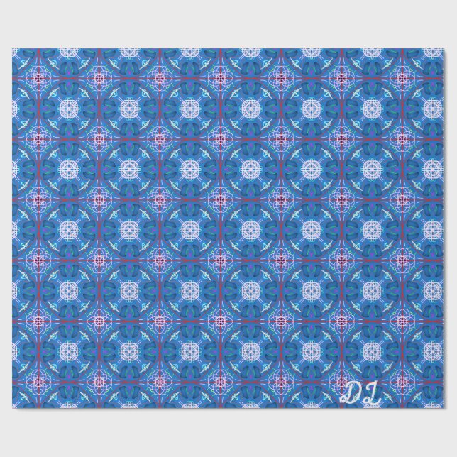 Cadeau Papier Abstrait Motif unique (Plat)