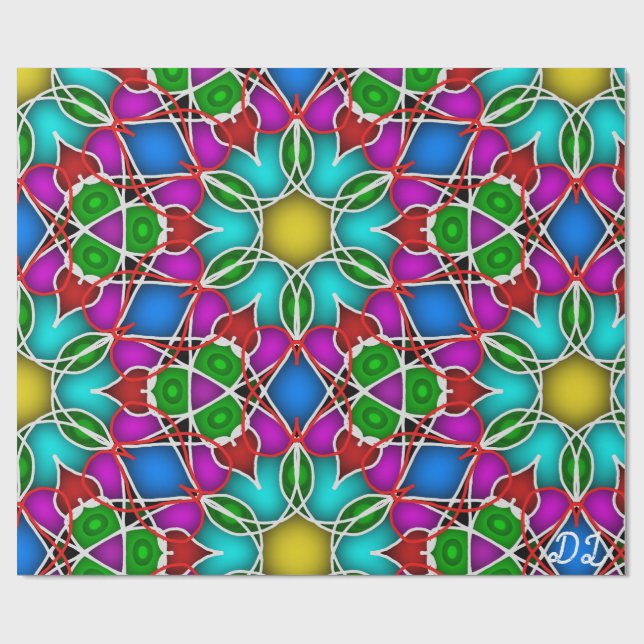 Cadeau Papier Abstrait Motif unique (Plat)