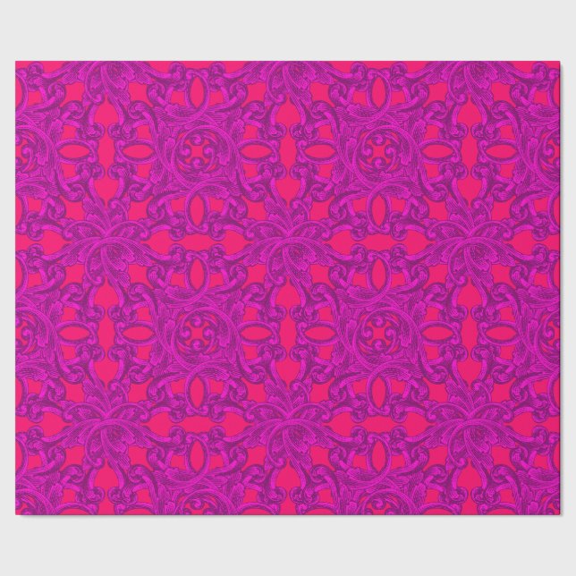 Cadeau Papier baroque à enveloppement chaud (Couture)