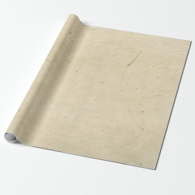 Cadeau Papier blanc gris fait main (Déroulé)
