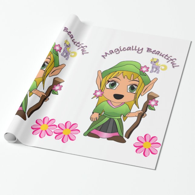 Cadeau Papier brillant, Fée magique (Déroulé)
