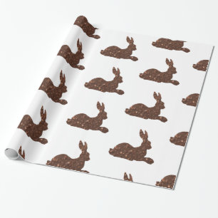 Cadeau Papier brillant, Pâques au chocolat
