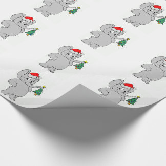 Cadeau Papier Cadeau/Éléphant de Noël