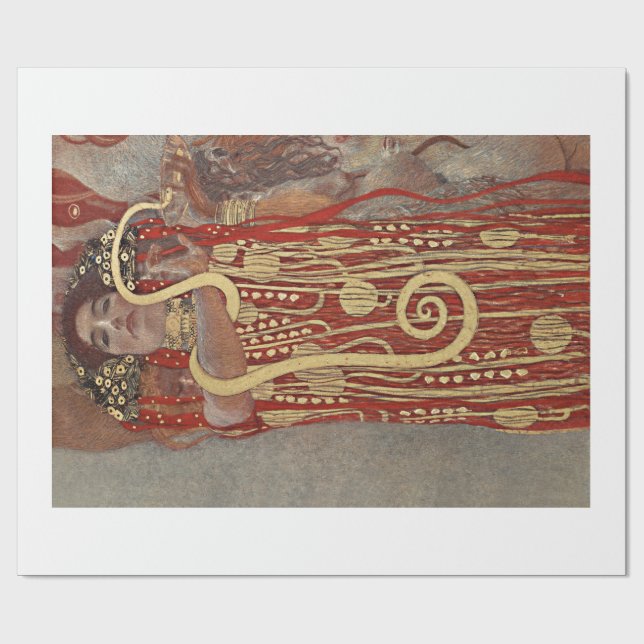 CADEAU PAPIER CADEAU: GUSTAV KLIMT : HYGIEIA : 1907 (Plat)