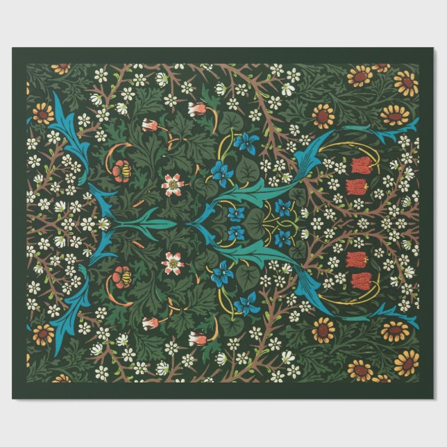 CADEAU PAPIER CADEAU: VINTAGE WILLIAM MORRIS : TULIPS (Plat)