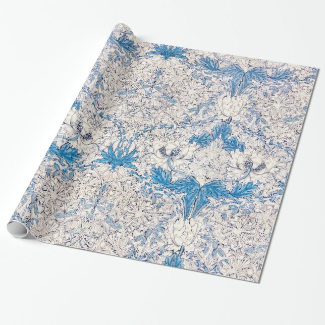 CADEAU PAPIER CADEAU: WILLIAM MORRIS : HONEYSUCKLE (Déroulé)