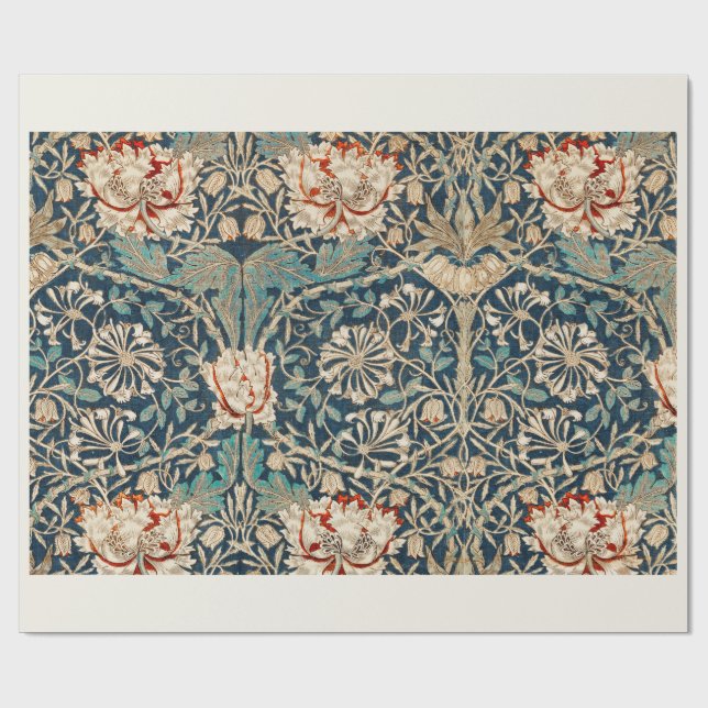 CADEAU PAPIER CADEAU: WILLIAM MORRIS : HONEYSUCKLE (Plat)