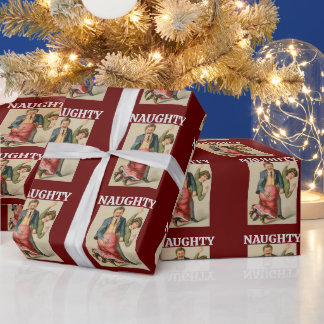 CADEAU PAPIER CADO CHRISTMAS FEMME FESSÉE