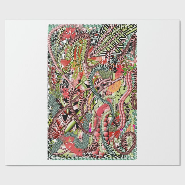 Cadeau Papier coloré (Plat)