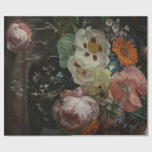 Cadeau Papier d'affiche floral des beaux-arts 60lb