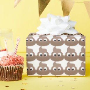 CADEAU PAPIER D'ANNIVERSAIRE D'ANNIVERSAIRE POOP FUNNY