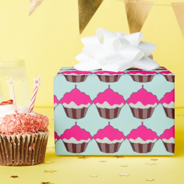 CADEAU PAPIER DE CUPCAKE ANNIVERSAIRE (Fête d'anniversaire)