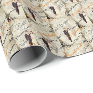 Cadeau Papier de Mariage personnalisable