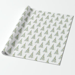 Cadeau Papier de Noël design Arbre de Noël