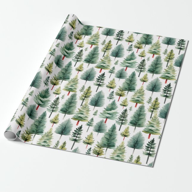 Cadeau Papier de Noël traditionnel/classique (Déroulé)
