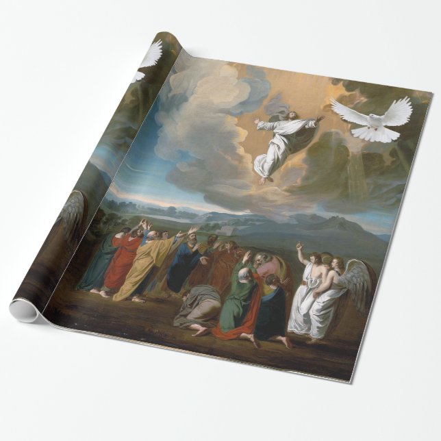 Cadeau Papier de papier de papier d'enveloppement Jésus-C (Déroulé)