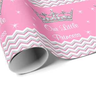 Cadeau Papier de princesse personnalisé par rose