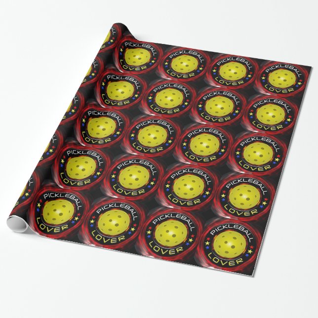 Cadeau Papier de recouvrement 1C Pickleball Lover (Déroulé)