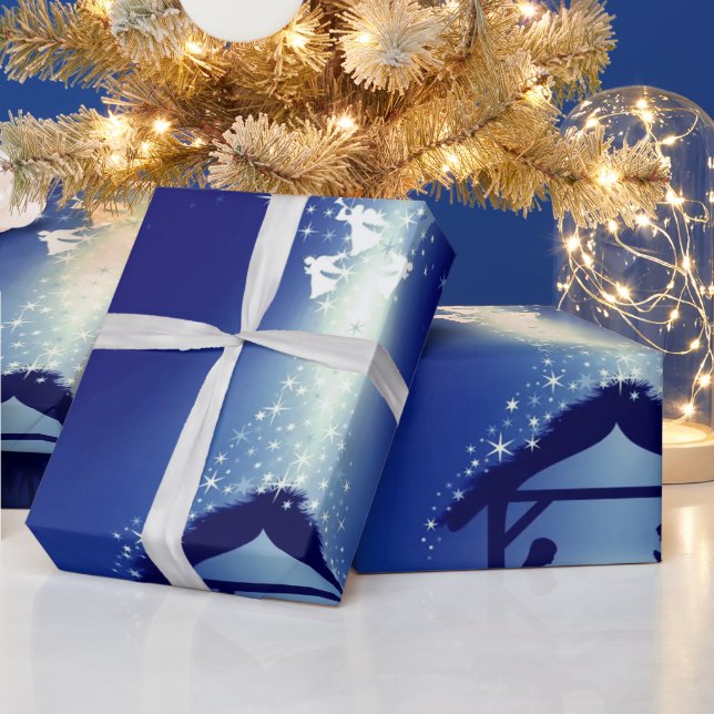 Cadeau Papier de recouvrement de la nativité (Vacances)