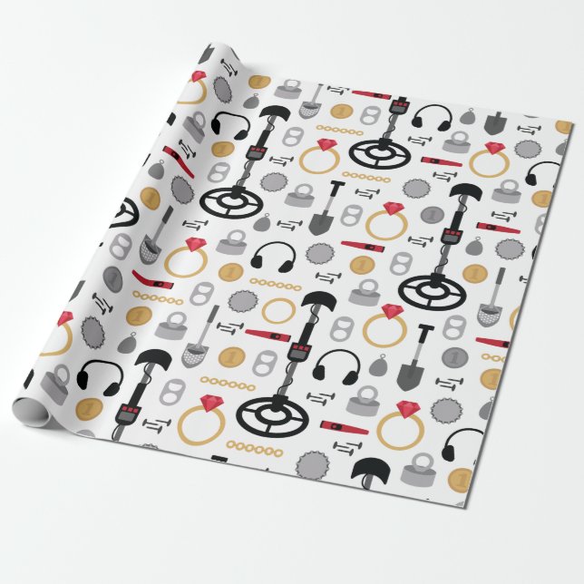 Cadeau Papier de recouvrement de métal (Déroulé)