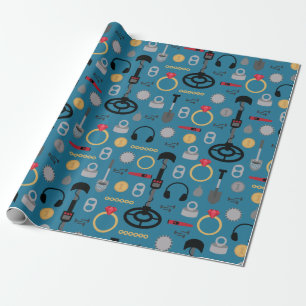 Cadeau Papier de recouvrement de métal