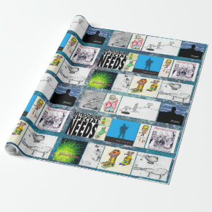 Cadeau Papier de recouvrement de métrognome
