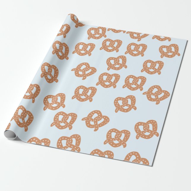 Cadeau Papier de recouvrement de Pretzel amusant (Déroulé)